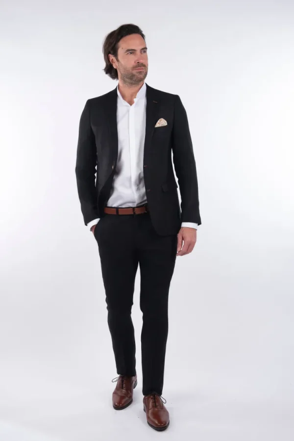 Palenzo Prêt-à-porter | Costume slim fit - Bleu noir