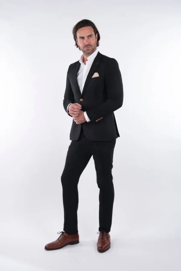 Palenzo Prêt-à-porter | Costume slim fit - Bleu noir