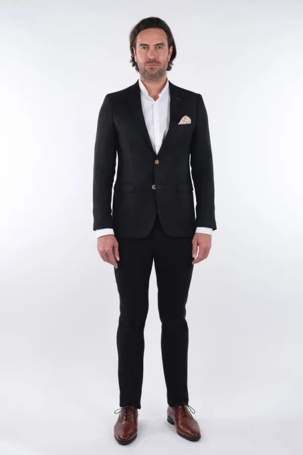 Palenzo Prêt-à-porter | Costume slim fit - Bleu noir