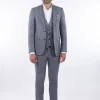 Palenzo Prêt-à-porter | Costume slim fit - Gris