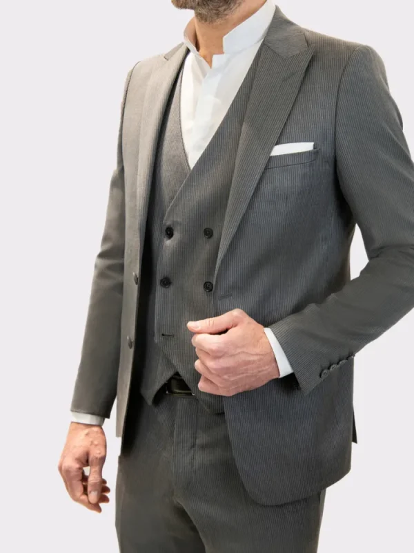 Palenzo Prêt-à-porter | Costume slim fit - Gris