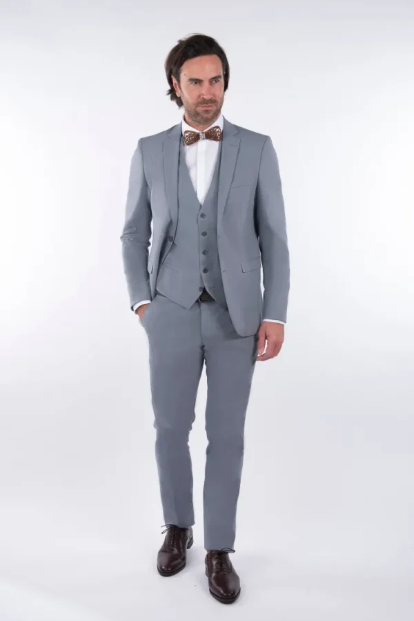 Palenzo Prêt-à-porter | Costume slim fit - Gris