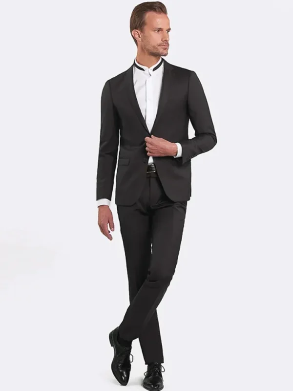Palenzo Prêt-à-porter | Costume slim fit - Noir