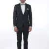 Palenzo Prêt-à-porter | Costume slim fit - Vert bouteille
