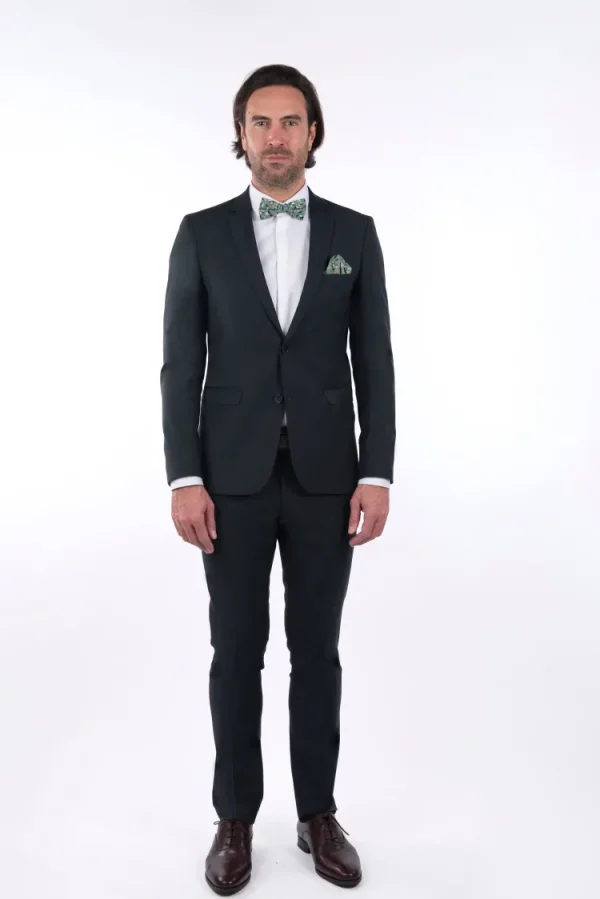 Palenzo Prêt-à-porter | Costume slim fit - Vert bouteille