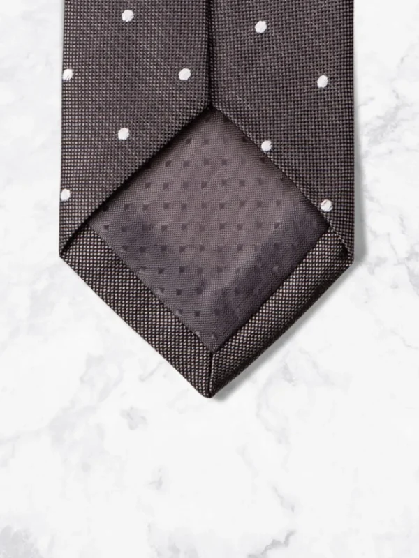 Palenzo Accessoires Et Chaussures | Cravates Et Nœuds Papillon | Cravate - Gris à pois
