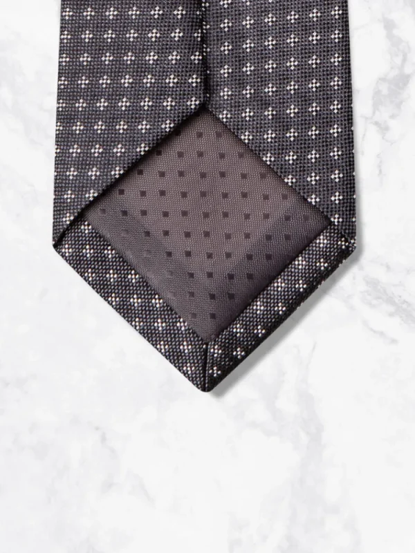 Palenzo Accessoires Et Chaussures | Cravates Et Nœuds Papillon | Cravate à motifs - Gris anthracite