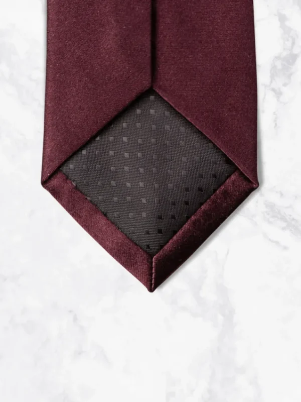 Palenzo Accessoires Et Chaussures | Cravates Et Nœuds Papillon | Cravate - Prune satin