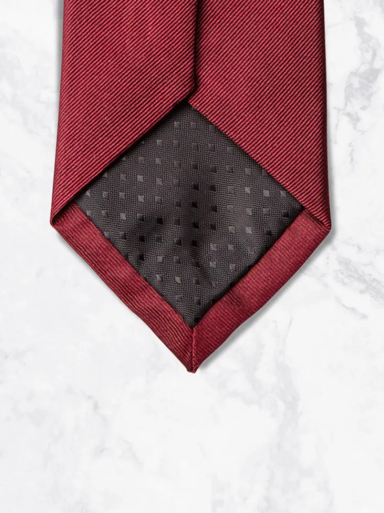 cravate__rouge_1.webp Palenzo Accessoires Et Chaussures | Cravates Et Nœuds Papillon | Cravate - Rouge