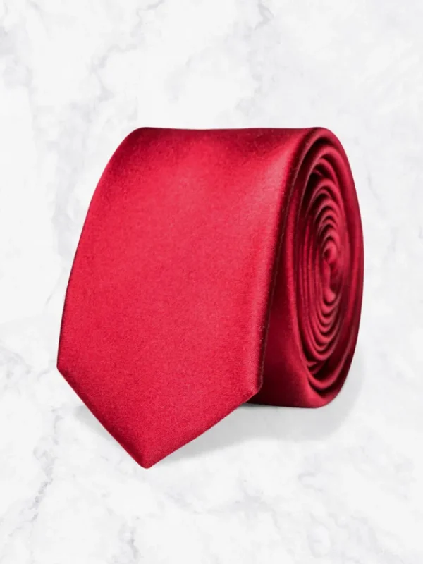 Palenzo Accessoires Et Chaussures | Cravates Et Nœuds Papillon | Cravate - Rouge écarlate