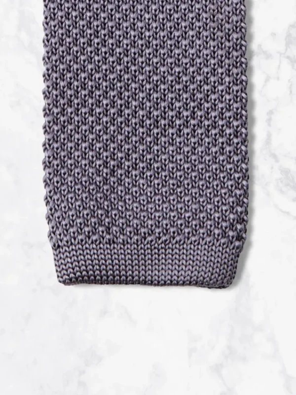 Palenzo Accessoires Et Chaussures | Cravates Et Nœuds Papillon | Cravate tricotée - Gris