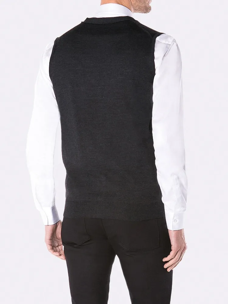 gilet_sans_manche__anthra_2.webp Palenzo Prêt-à-porter | Mailles, Gilets | Gilet sans manche - Anthracite