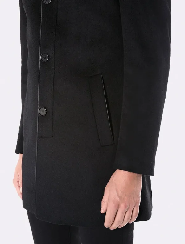 Palenzo Prêt-à-porter | Manteaux | Manteau slim - Noir