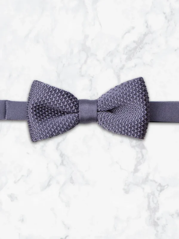 Palenzo Accessoires Et Chaussures | Cravates Et Nœuds Papillon | Nœud papillon tricoté - Anthracite