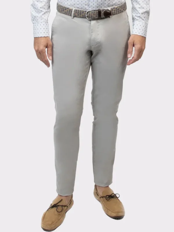 Palenzo Prêt-à-porter | Pantalons | Pantalon chino - Gris
