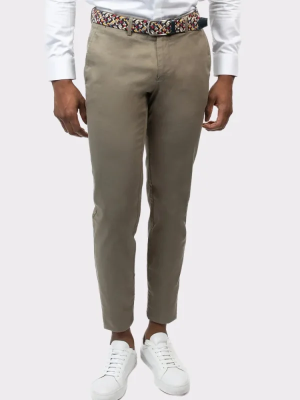 Palenzo Prêt-à-porter | Pantalons | Pantalon chino - Vert Kaki