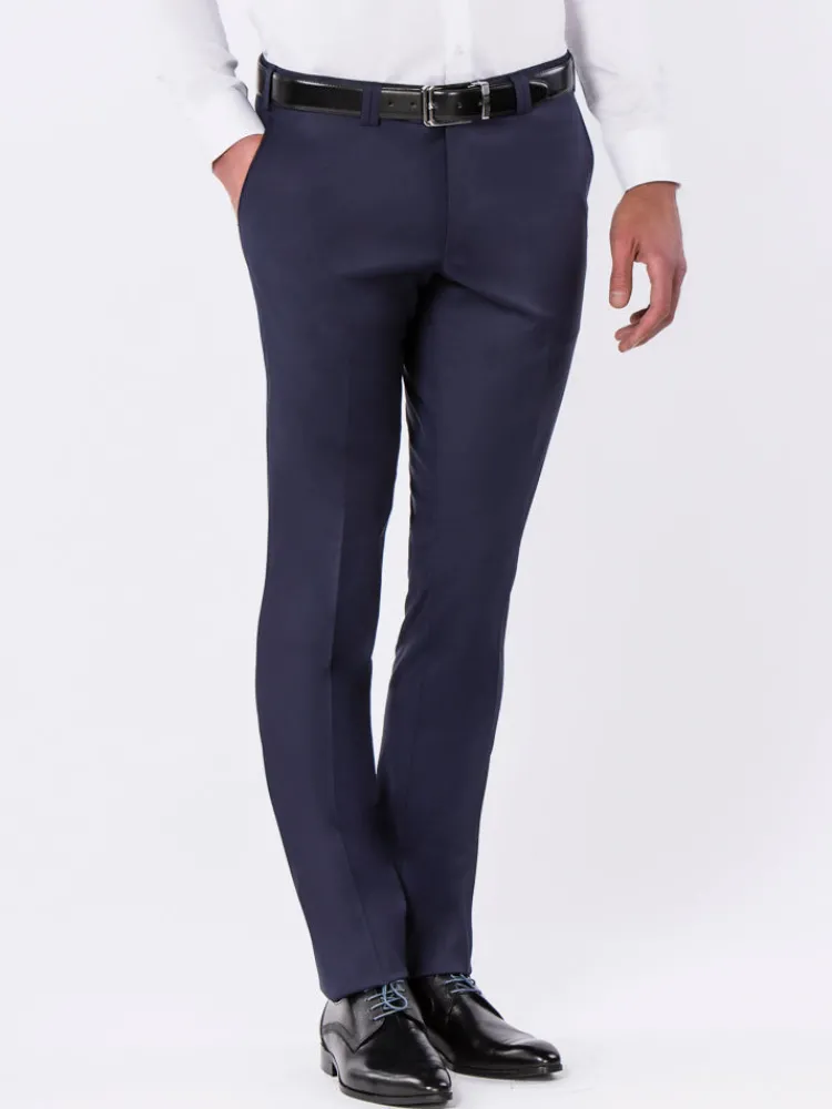 pantalon_slim_fit__bleu_m_0.webp Palenzo Prêt-à-porter | Pantalons | Pantalon slim fit - Bleu marine