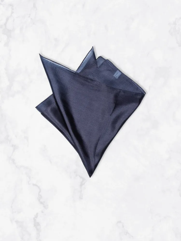 pochette__bleu_marine_0.webp Palenzo Cérémonie | Accessoires Et Chaussures | Pochette - Bleu marine