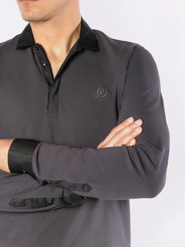 polo__anthracite_et_noir_2.webp Palenzo Prêt-à-porter | Polo, Tee-shirt | Polo - Anthracite et noir