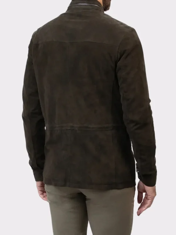 Palenzo Prêt-à-porter | Manteaux | Saharienne en daim Francesco - Bronze