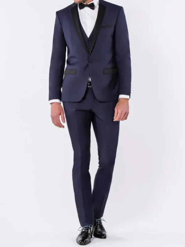Palenzo Cérémonie | Prêt-à-porter | Smoking slim fit - Bleu marine