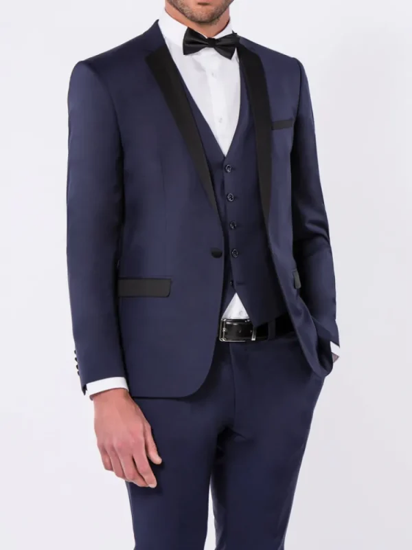 Palenzo Cérémonie | Prêt-à-porter | Smoking slim fit - Bleu marine