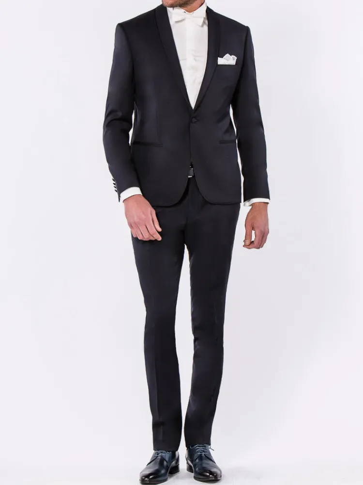 smoking_slim_fit__bleu_nu_0.webp Palenzo Cérémonie | Prêt-à-porter | Smoking slim fit - Bleu nuit