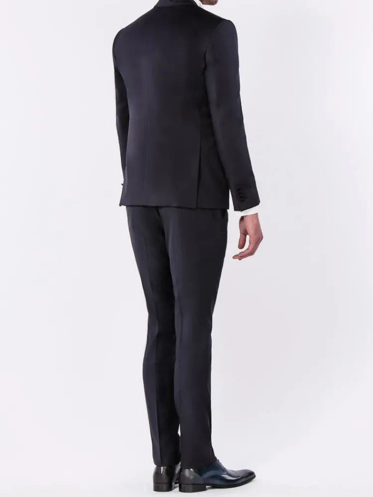 smoking_slim_fit__bleu_nu_2.webp Palenzo Cérémonie | Prêt-à-porter | Smoking slim fit - Bleu nuit