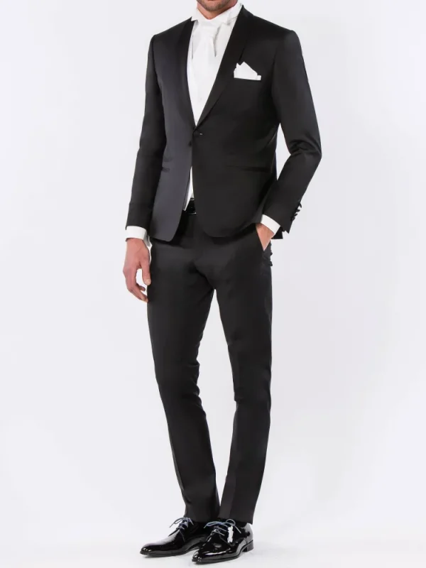 Palenzo Prêt-à-porter | Cérémonie | Smoking slim fit - Noir