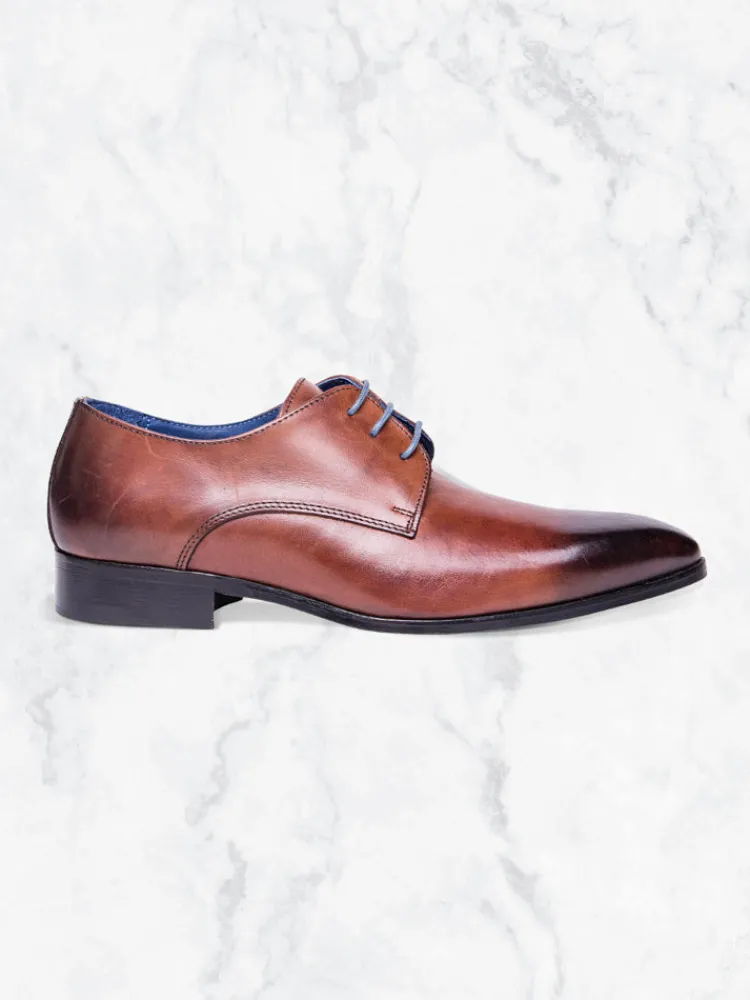 souliers_derby__cognac_0.webp Palenzo Accessoires Et Chaussures | Souliers & Sneakers | Souliers derby - Cognac
