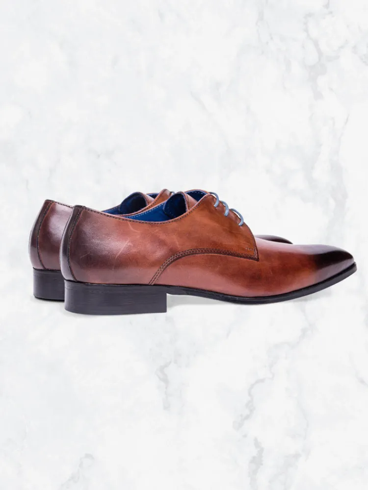 souliers_derby__cognac_2.webp Palenzo Accessoires Et Chaussures | Souliers & Sneakers | Souliers derby - Cognac