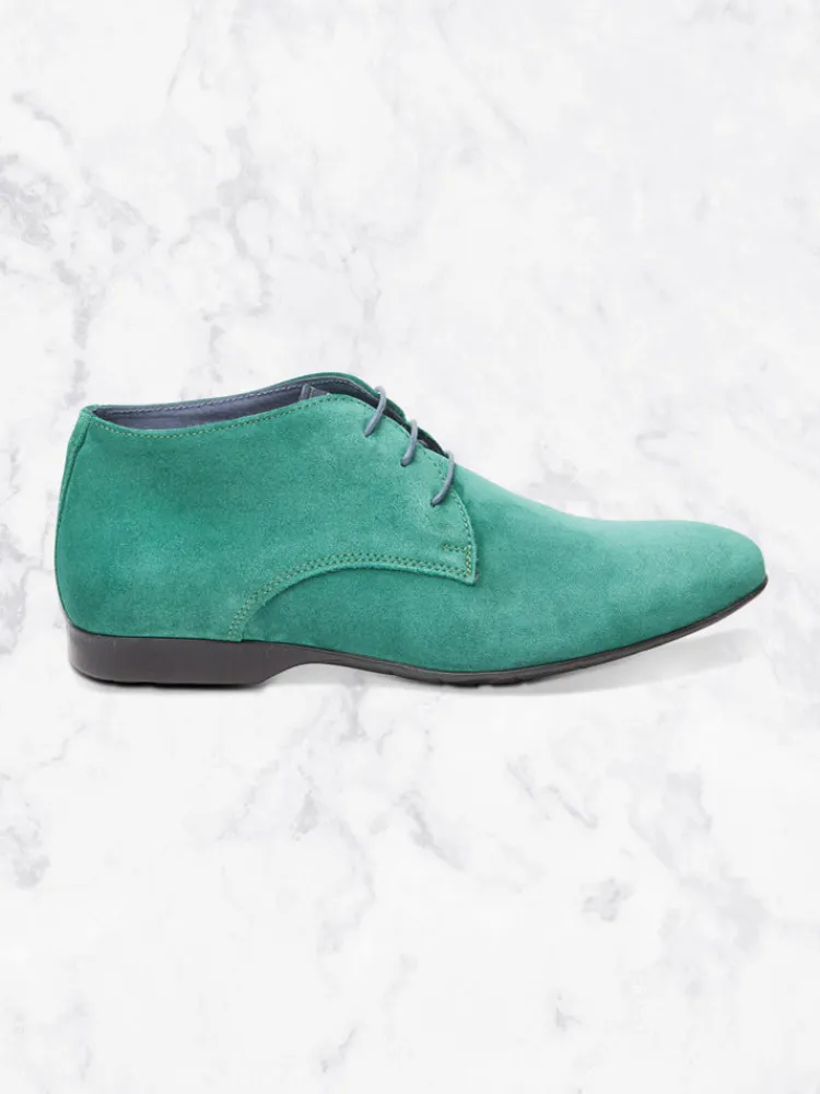 souliers_derby_montantes__0-2.webp Palenzo Accessoires Et Chaussures | Souliers & Sneakers | Souliers derby montantes - Vert