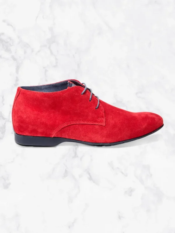 Palenzo Accessoires Et Chaussures | Souliers & Sneakers | Souliers derby montantes - Rouge