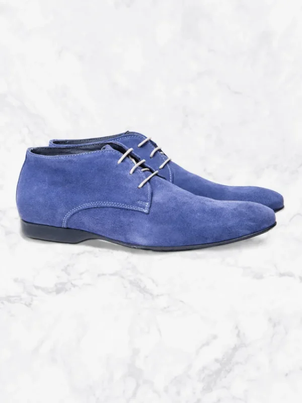 Palenzo Accessoires Et Chaussures | Souliers & Sneakers | Souliers derby montantes - Bleu