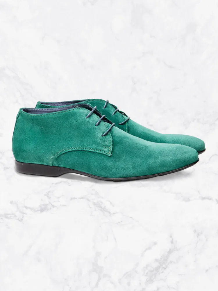 souliers_derby_montantes__1-2.webp Palenzo Accessoires Et Chaussures | Souliers & Sneakers | Souliers derby montantes - Vert