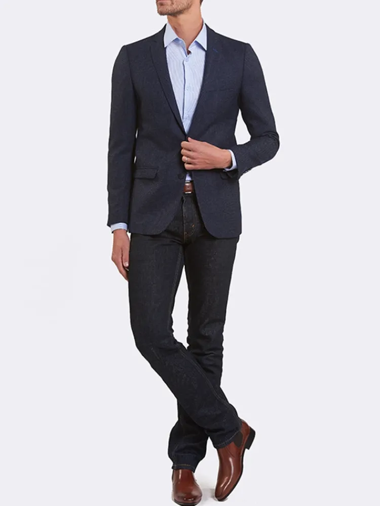 veste_slim_fit__bleu_1-1.webp Palenzo Prêt-à-porter | Vestes & Blazers | Veste slim fit - Bleu