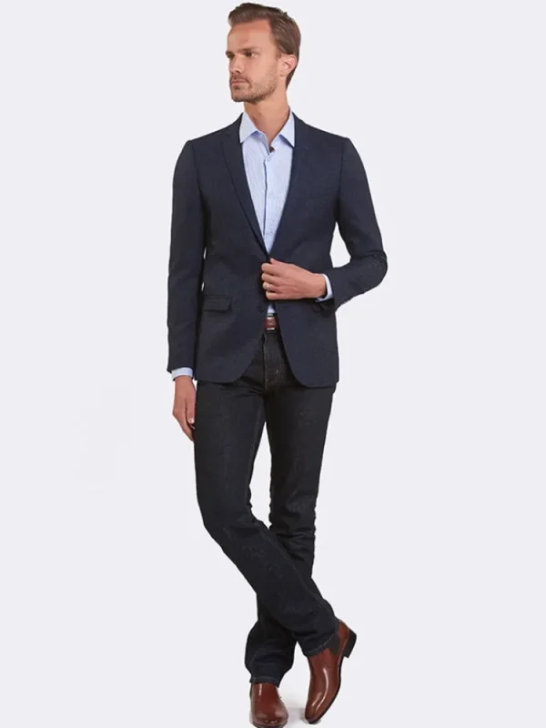 Palenzo Prêt-à-porter | Vestes & Blazers | Veste slim fit - Bleu