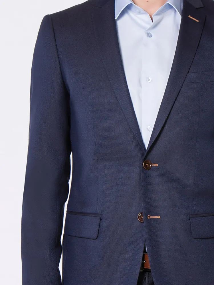 veste_slim_fit__bleu_mari_2.webp Palenzo Prêt-à-porter | Vestes & Blazers | Veste slim fit - Bleu marine