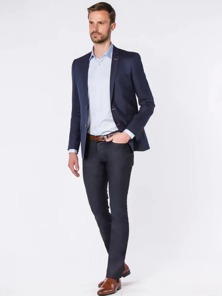 veste_slim_fit__bleu_mari_3.webp Palenzo Prêt-à-porter | Vestes & Blazers | Veste slim fit - Bleu marine