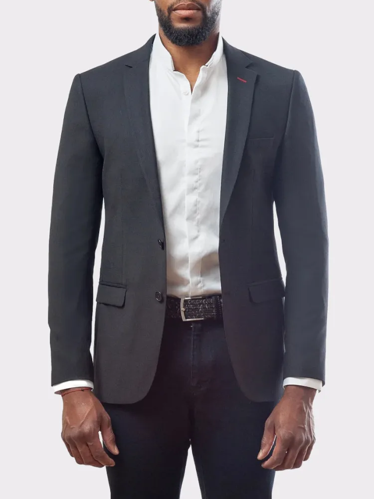 veste_slim_fit__noir_0.webp Palenzo Prêt-à-porter | Vestes & Blazers | Veste slim fit - Noir
